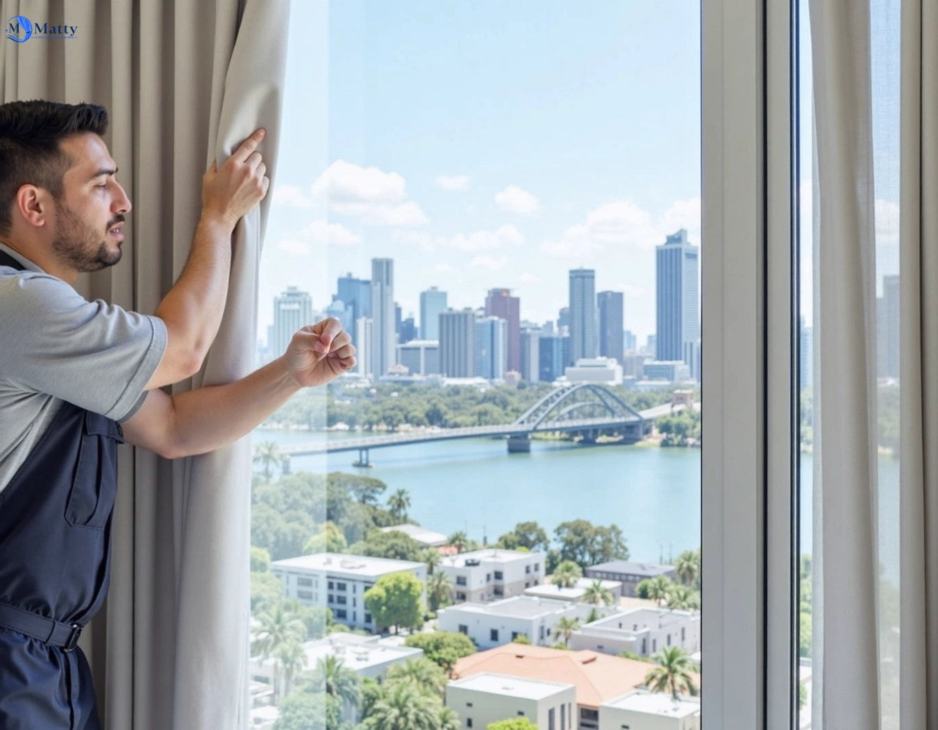Professional curtain steam cleaning service leonay-nsw QLD by Matty Curtain Cleaning